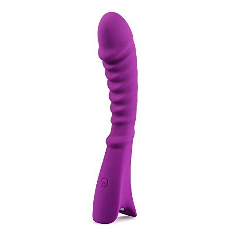 Functional Silicone Vibrator with Ribs by UTMI
