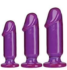 As big as you want. As thick as you want. Anal plugs kit for beginners.