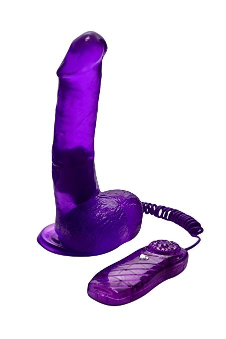 Realistic Jelly Dong vibrator with the suction cup